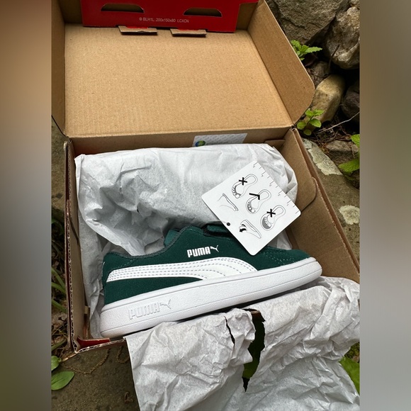 Toddler 9 Puma Smash v2 SD V Inf varsity green- - Picture 4 of 16